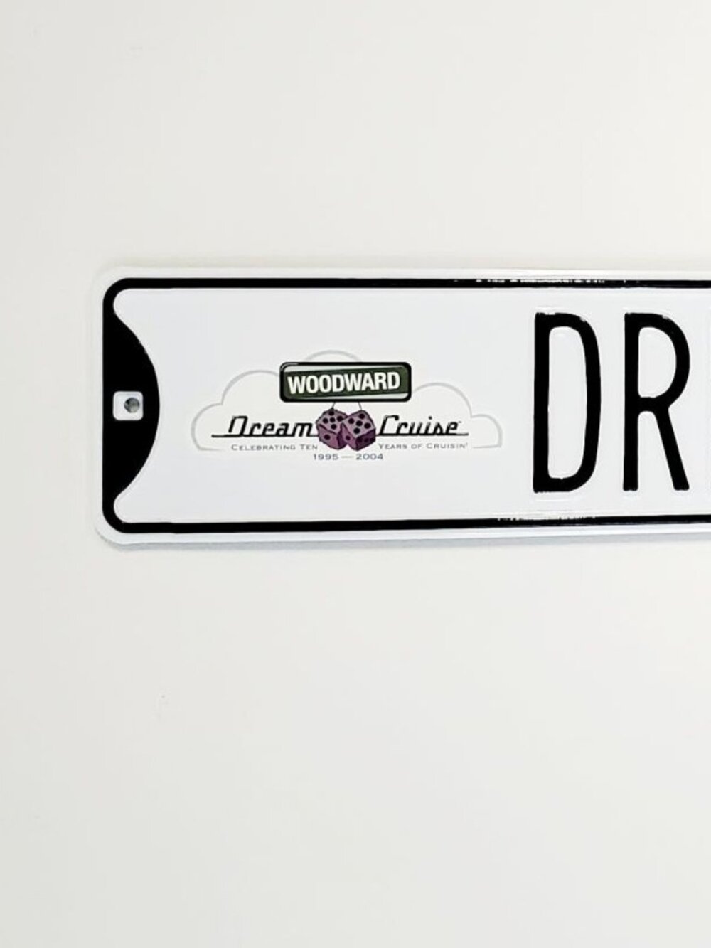 2004 Mint Condition Woodward Dream Cruise Metal Sign 26" x 6"